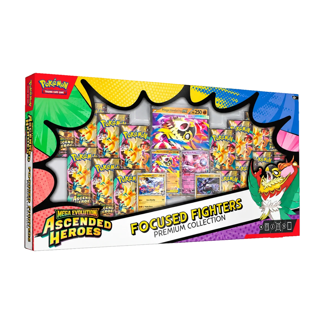 Ascended Heroes Premium Poster Collection Set – Mega Lucario (édition anglaise)
