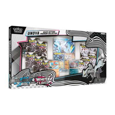 Black Bolt & White Flare Unova Heavy Hitters Premium Collection Costco Exclusive
