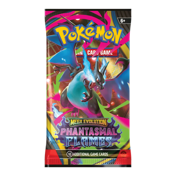 Phantasmal Flames Booster Pack - boosterpack, artwork mega charizard x (verpakking kan variëren)