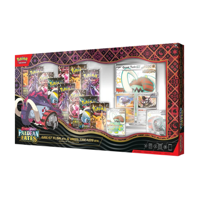 Paldean Fates Great Tusk ex & Iron Treads ex Premium Collection (Englisch)