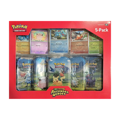 Ascended Heroes Mini Tins 5 Pack Costco Exclusive