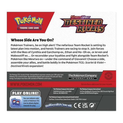 Pokémon Destined Rivals Booster Box (Englisch)