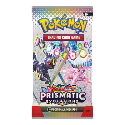 Prismatic Evolutions Booster Pack - boosterpack, artwork espeon umbreon (verpakking kan variëren)