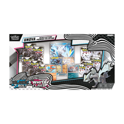 Black Bolt & White Flare Unova Heavy Hitters Premium Collection Costco Exclusive