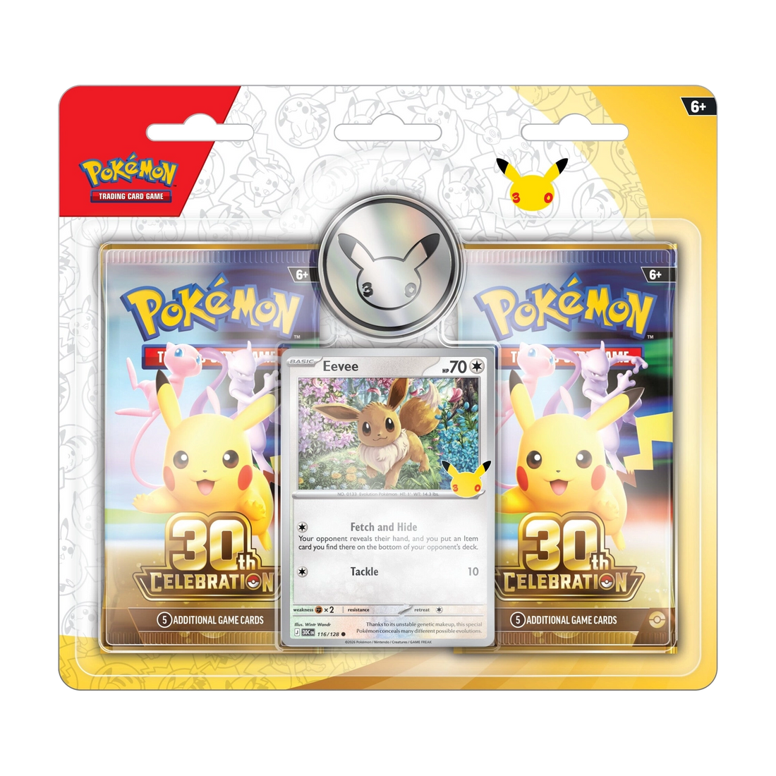 30th Celebration 2 Pack Blister Eevee
