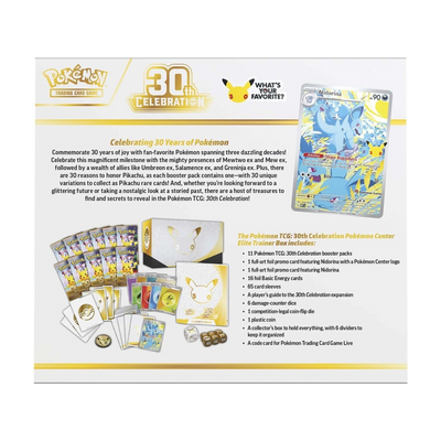 30th Celebration Elite Trainer Box Pokémon Center