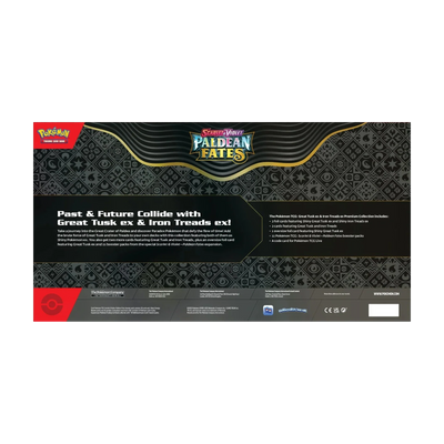 Paldean Fates Great Tusk ex & Iron Treads ex Premium Collection (Englisch)