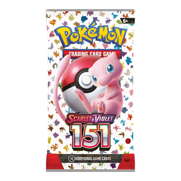 151 Booster Pack – Engelse verpakking, artwork Mew
