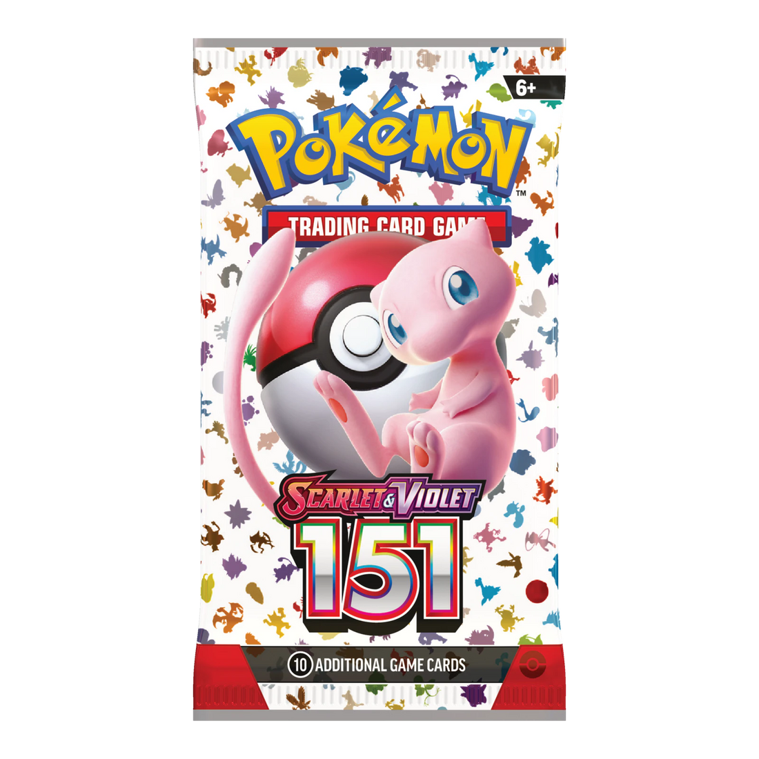 151 Booster Pack - boosterpack, artwork mew (verpakking kan variëren)
