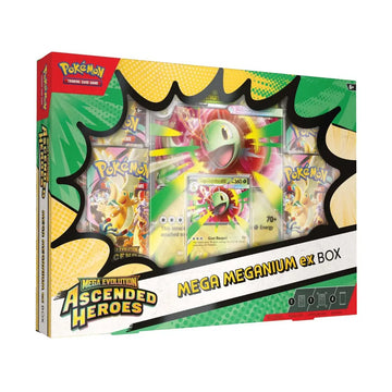 Ascended Heroes Collection Box – Mega Emboar ex (engelsk udgave), fabriksforseglet