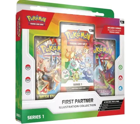 Pokemon First Partner Illustration Collection Series 1