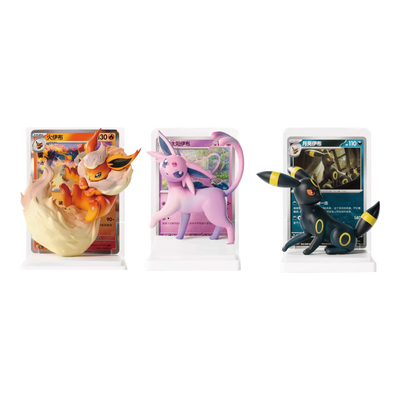 Dream Figure Vol. 3 Eevee Blind Box (Chinees) – mogelijke ontwerpen: Flareon, Espeon en Umbreon; één figuur per box