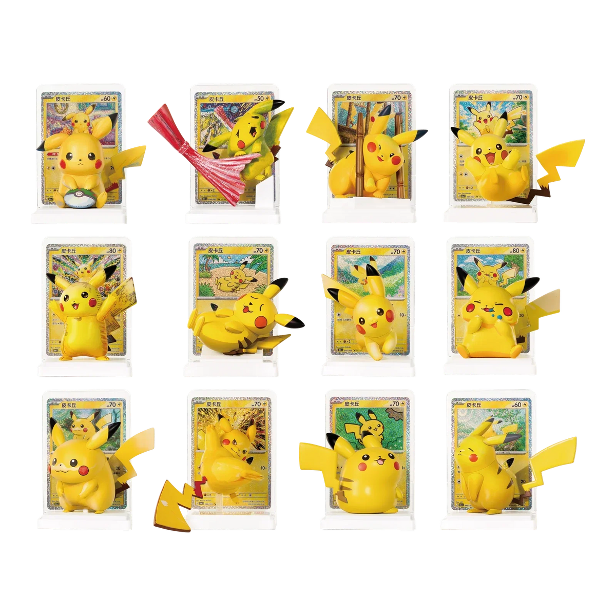 30th Anniversary Dream Painting Pikachu Figure Set (Chinees) – mogelijke reguliere figuren; één willekeurig figuur per box