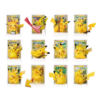 30th Anniversary Dream Painting Pikachu Figure Set (Chinees) – mogelijke reguliere figuren; één willekeurig figuur per box