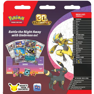 30th Celebration Battle Deck Umbreon ex – bagside