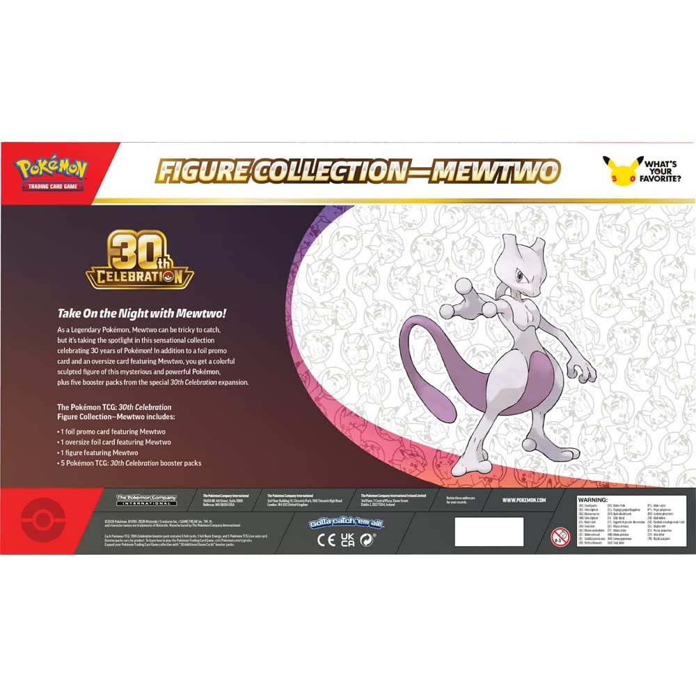 30th Celebration Figure Collection Mewtwo – productafbeelding 1