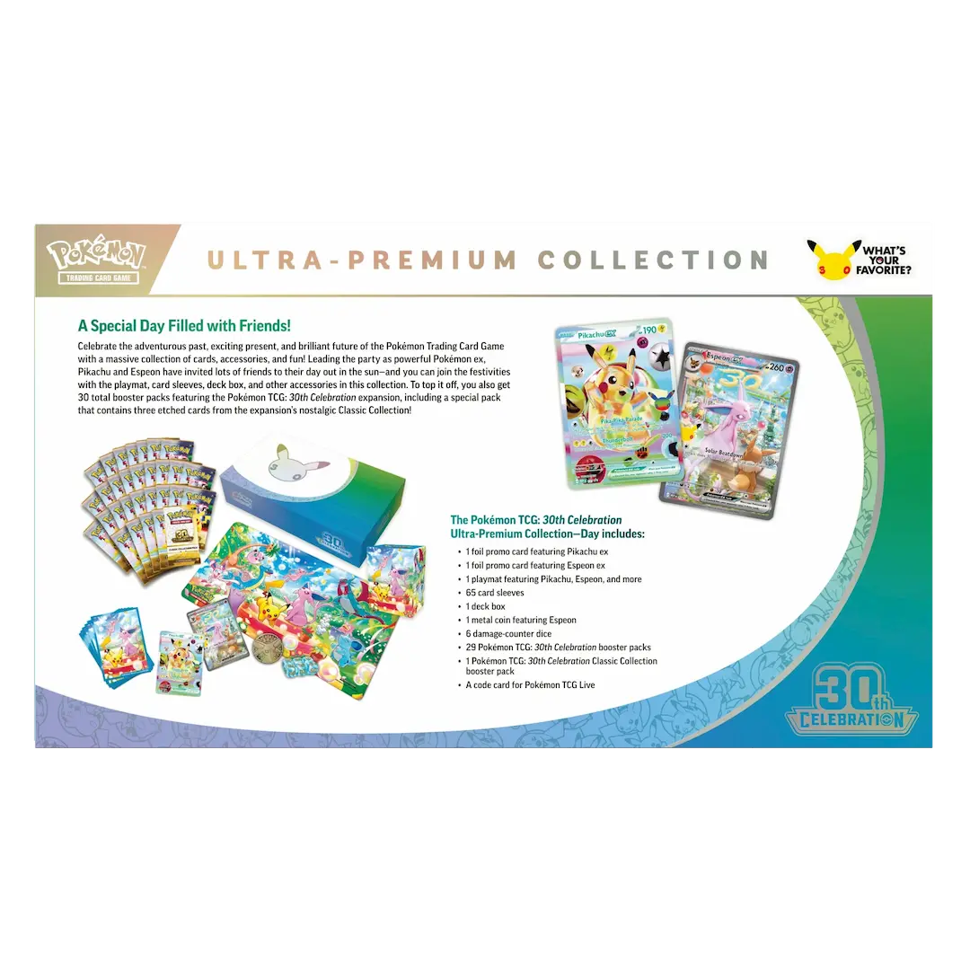 30th Celebration Ultra Premium Collection Day – achterkant