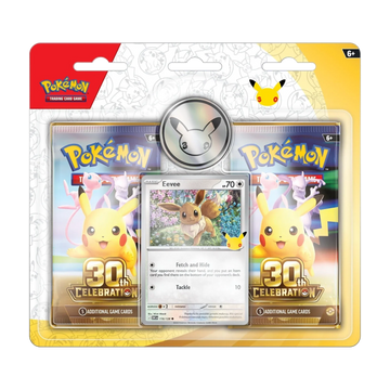 30th Celebration 2-Pack Blister Eevee – voorkant