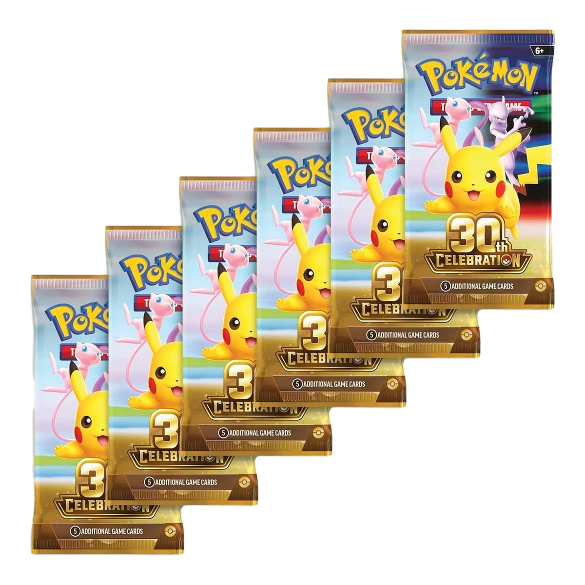 30th Celebration Booster Bundle – inhoud: 6 boosterpacks