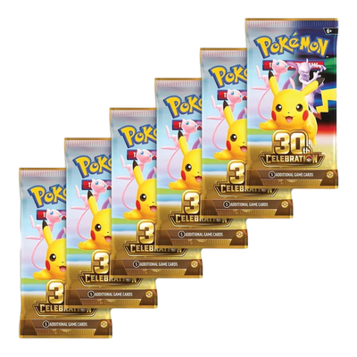 30th Celebration Booster Bundle – inhoud: 6 boosterpacks