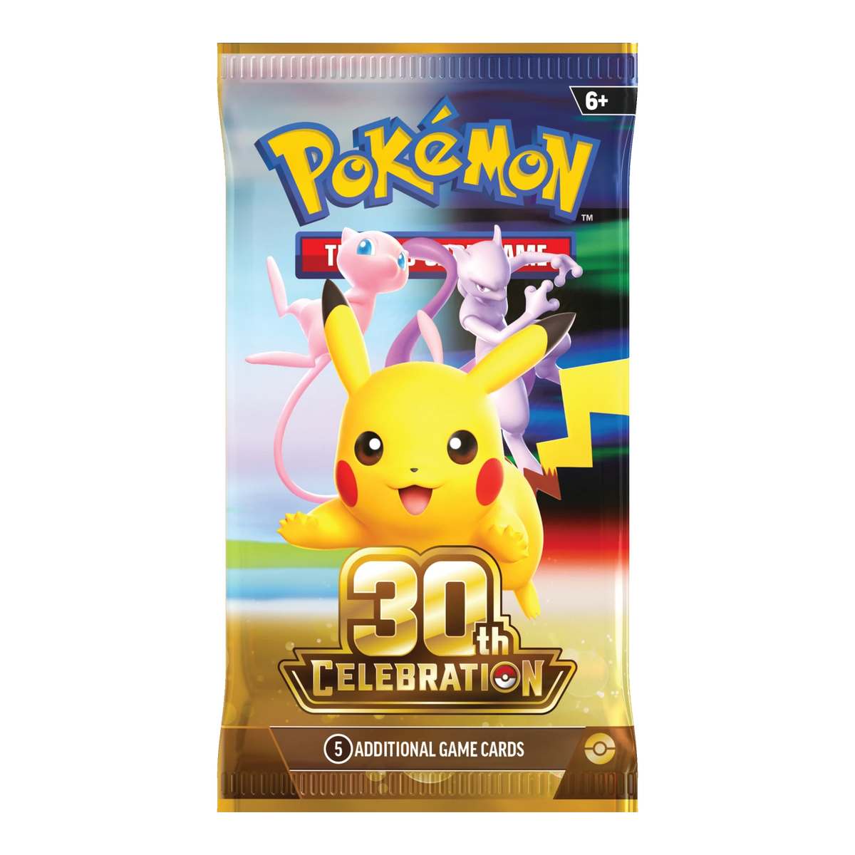 30th Celebration Booster Pack - boosterpack, artwork pikachu (verpakking kan variëren)