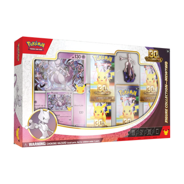 30th Celebration Figure Collection Mewtwo – voorkant en linkerzijkant