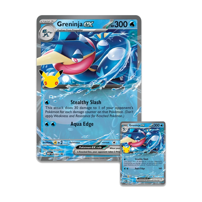 30th Celebration Greninja ex Box – promokaart en oversized kaart