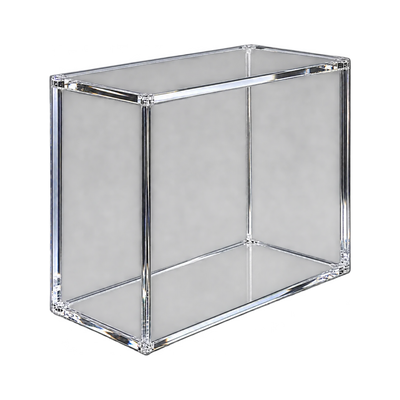 30th Celebration ETB Acrylic Protective Case - zijaanzicht van de lege acryl case. Gegenereerde productvisualisatie.