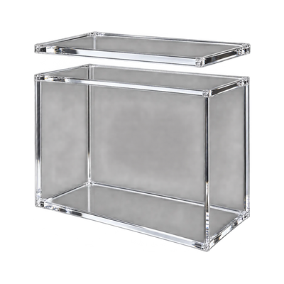 30th Celebration ETB Acrylic Protective Case - bovenkant en sluiting van de lege case. Gegenereerde productvisualisatie.