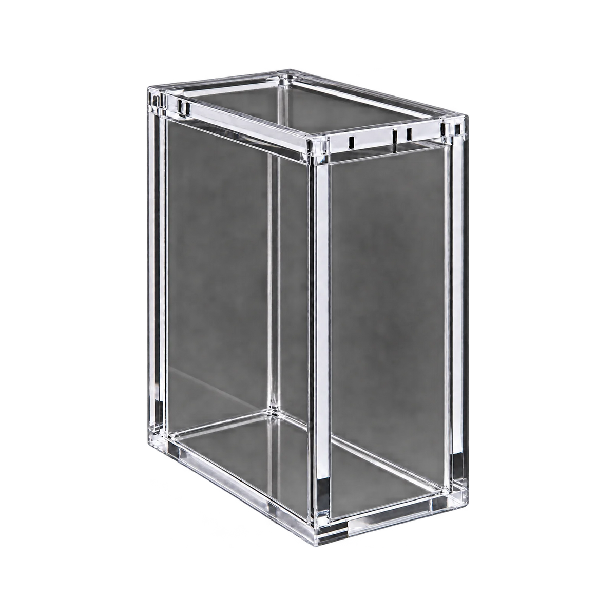 Booster Bundle Acrylic Protective Case - zijaanzicht van de lege acryl case. Gegenereerde productvisualisatie.