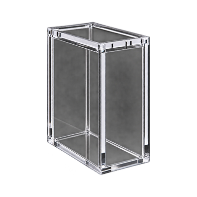 Booster Bundle Acrylic Protective Case - zijaanzicht van de lege acryl case. Gegenereerde productvisualisatie.
