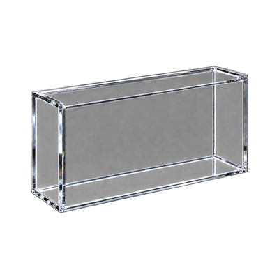 SPC Acrylic Protective Case - lege acryl case, schuin vooraanzicht. Gegenereerde productvisualisatie.