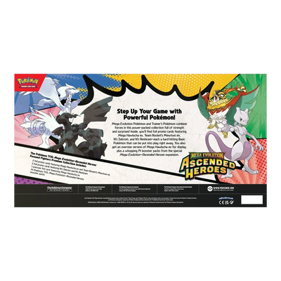 Ascended Heroes Focused Fighters Premium Collection – achterkant
