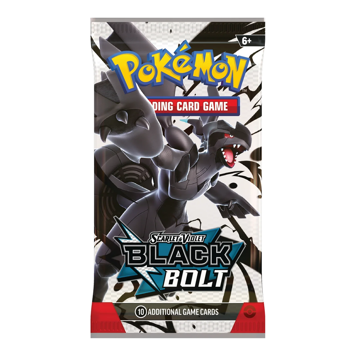 Black Bolt Booster Pack – Engelse verpakking, artwork Zekrom