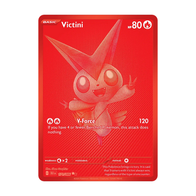 Black Bolt Booster Bundle – chase 171 victini (Engels). Mogelijke pull; niet gegarandeerd inbegrepen.