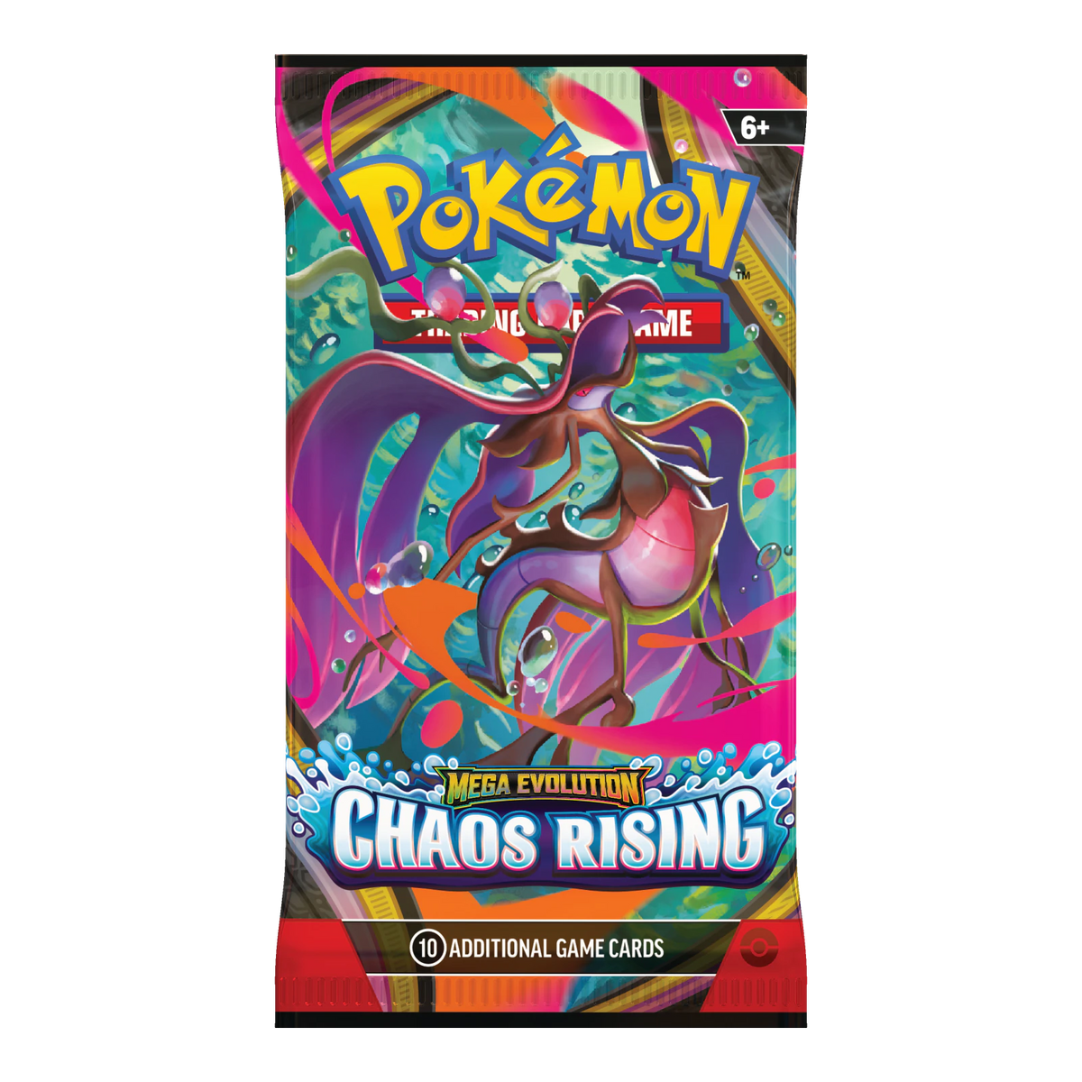Chaos Rising Booster Pack - boosterpack, artwork mega dragalge (verpakking kan variëren)