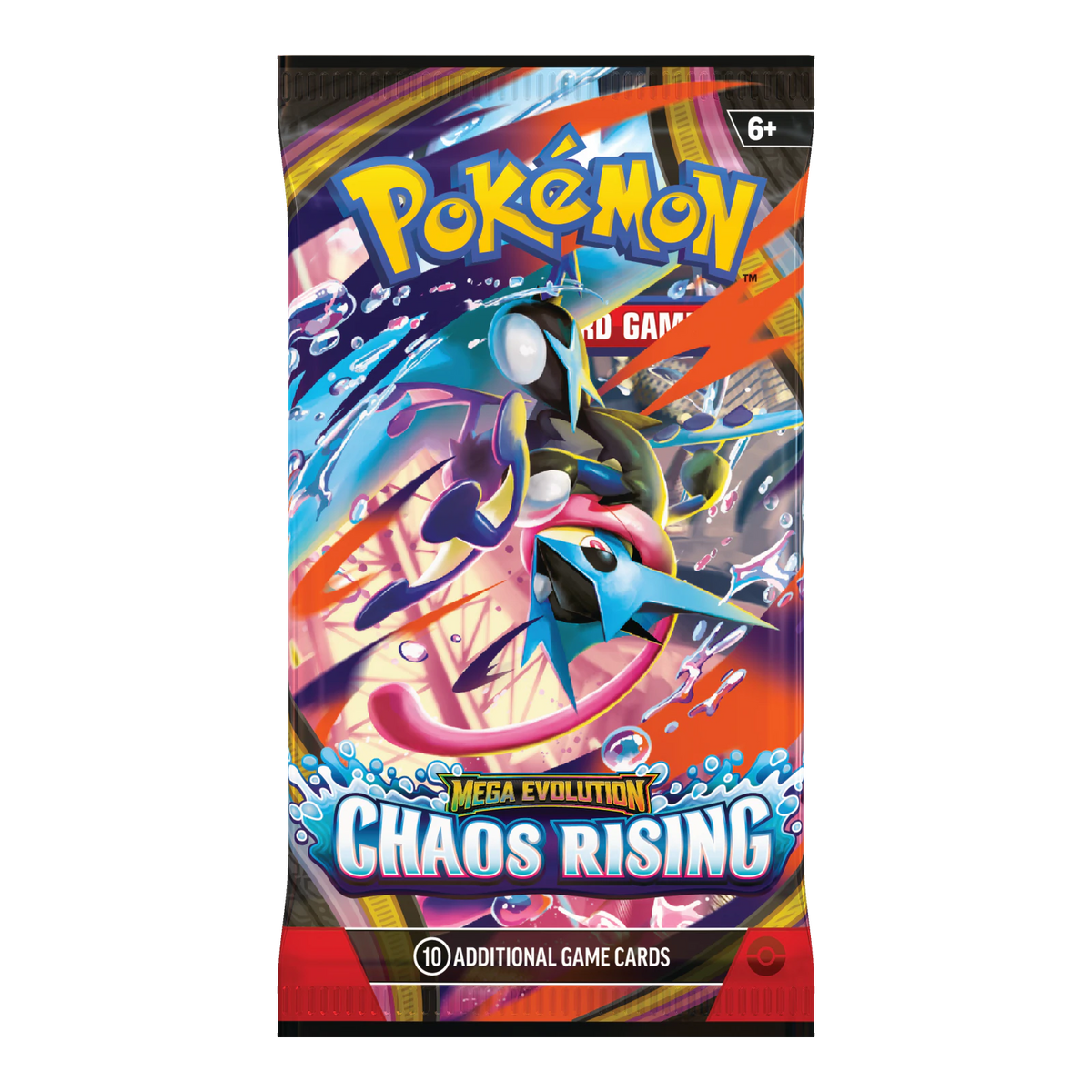 Chaos Rising Booster Pack - boosterpack, artwork mega greninja (verpakking kan variëren)
