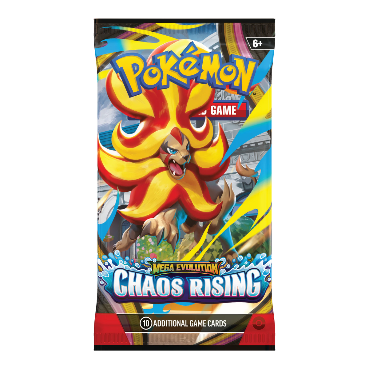Chaos Rising Booster Pack - boosterpack, artwork mega pyroar (verpakking kan variëren)