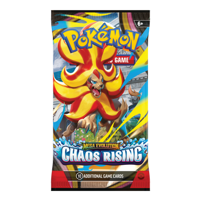 Chaos Rising Booster Pack - boosterpack, artwork mega pyroar (verpakking kan variëren)