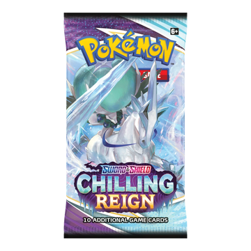 Chilling Reign Booster Pack – voorkant, artwork ice-rider-calyrex (verpakking kan variëren)