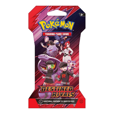 Destined Rivals Sleeved Booster Pack - boosterpack, artwork sleeved team rocket (verpakking kan variëren)
