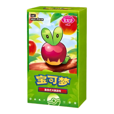 Gem Pack Vol. 6 Booster Box [CBB6C] – Vereenvoudigd Chinees Pokémon – voorkant en rechterzijkant