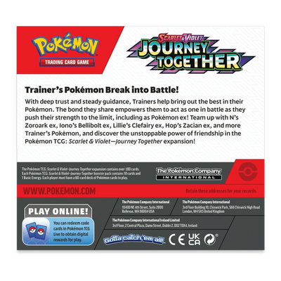 Journey Together Booster Box - achterkant verpakking