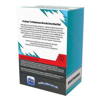 Journey Together Booster Bundle – achterkant van de verpakking