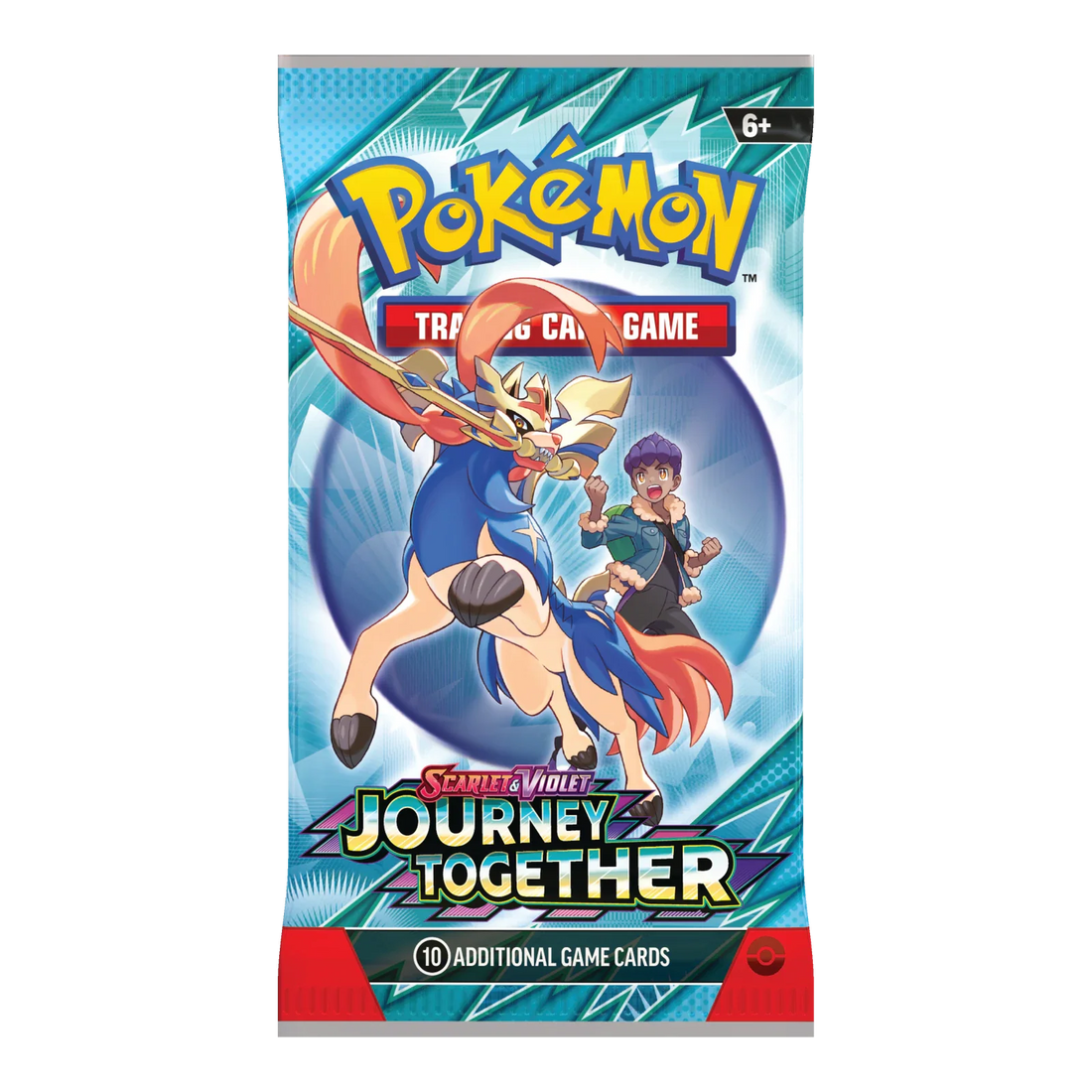 Journey Together Booster Pack – Engelse verpakking, artwork Hop Zacian