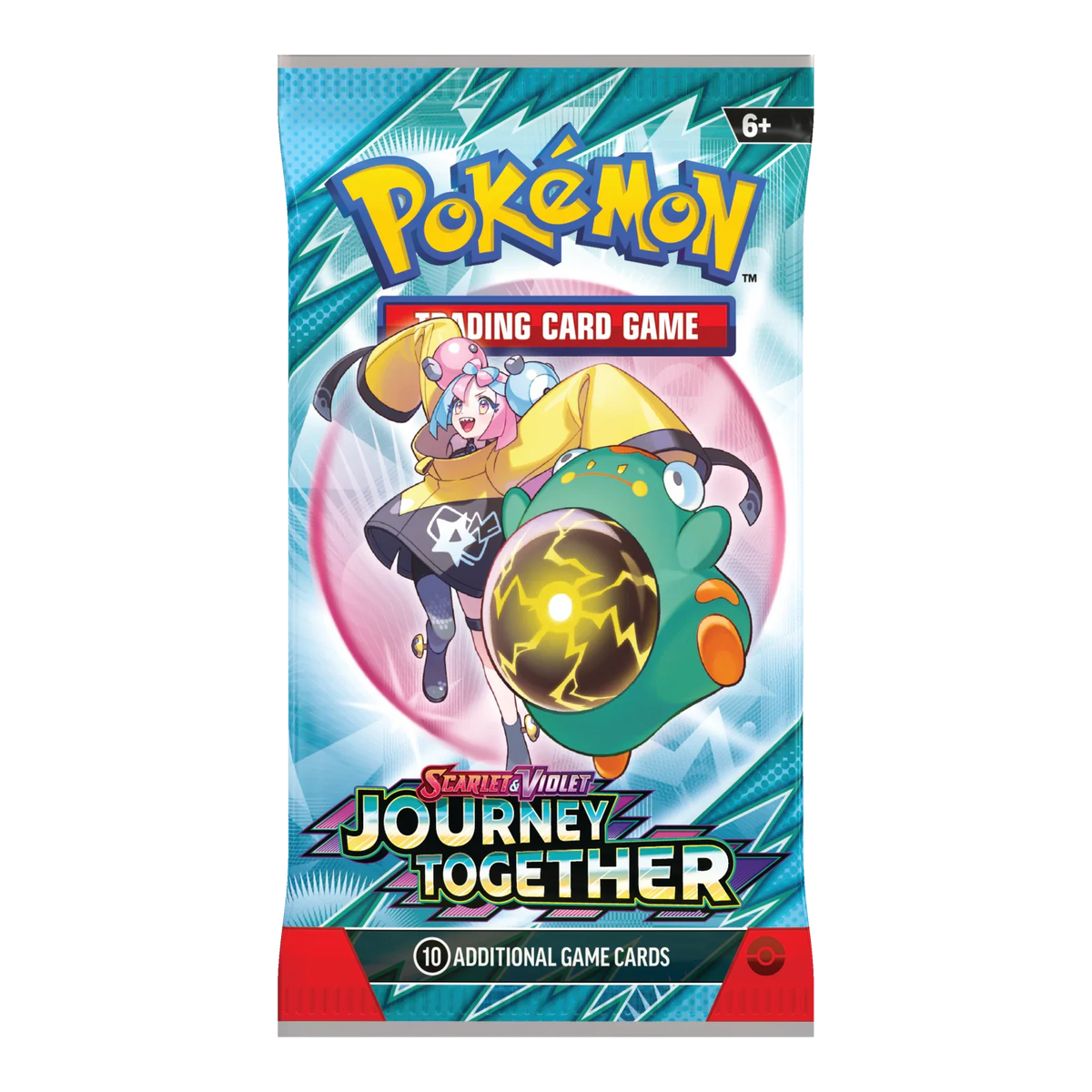 Journey Together Booster Pack – Engelse verpakking, artwork Iono Bellibolt