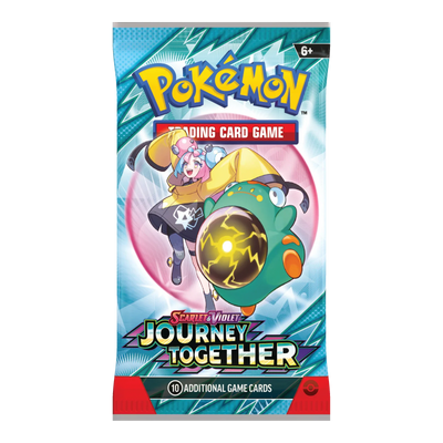 Journey Together Booster Pack – Engelse verpakking, artwork Iono Bellibolt