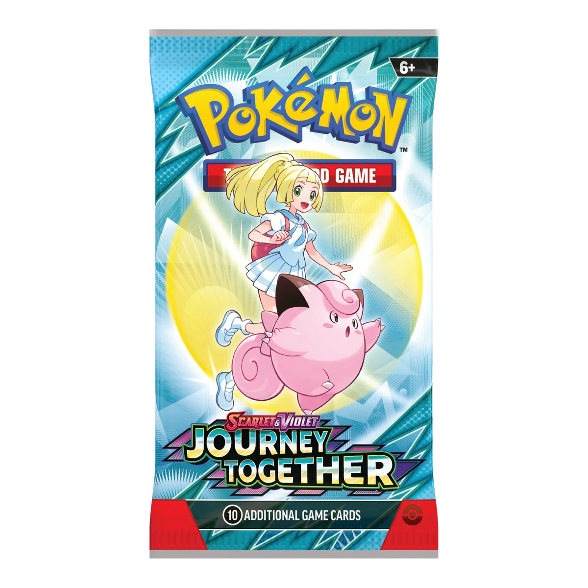 Journey Together Booster Pack – Engelse verpakking, artwork Lillie Clefairy
