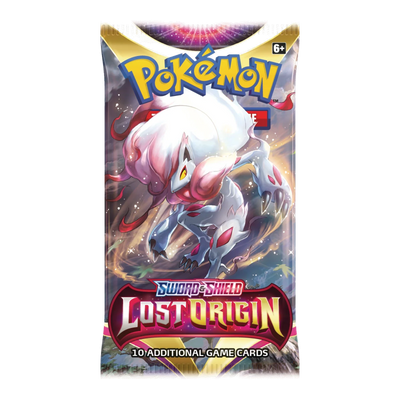 Lost Origin Booster Pack – Engelse verpakking, artwork Hisuian Zoroark