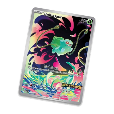 Mega Evolution Booster Box – inhoud bulbasaur promo card